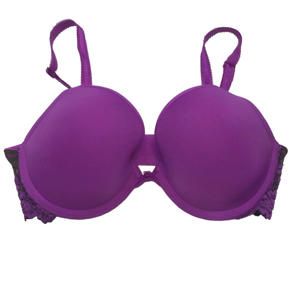 Wacoal 32D Lined Underwire Purple Bra